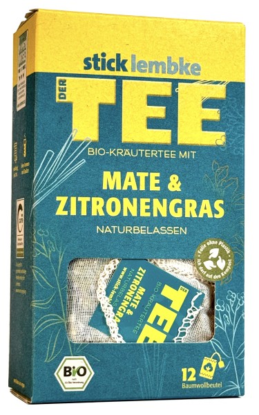 Kräutertee mit Mate & Zitronengras