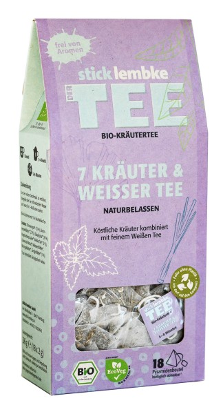 Bio-Kräutertee 7 Kräuter & Weißer Tee