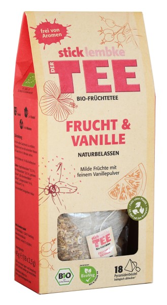 Bio-Früchtetee Frucht & Vanille