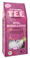 Bio-Früchtetee Apfel, Beeren & Cassis