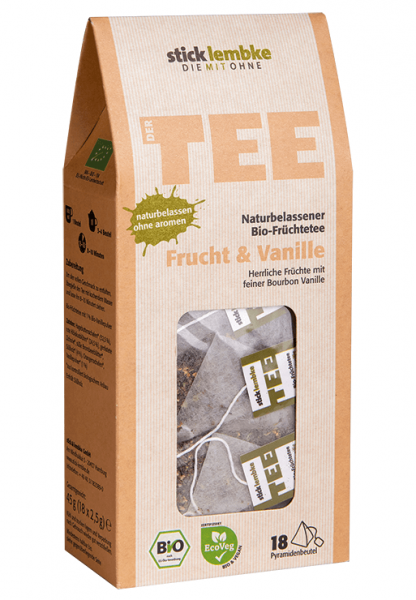 Bio-Früchtetee Frucht & Vanille