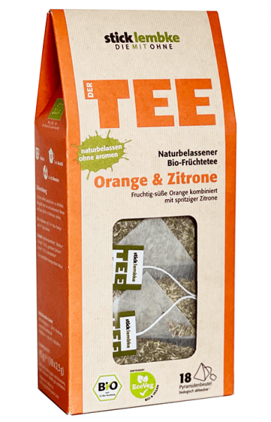 Bio-Früchtetee Orange & Zitrone