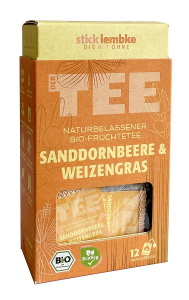 Sanddornbeere Weizengras