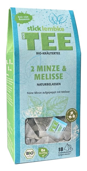 Bio-Kräutertee 2 Minze & Melisse