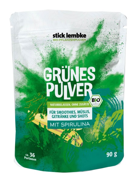 Grünes Pulver