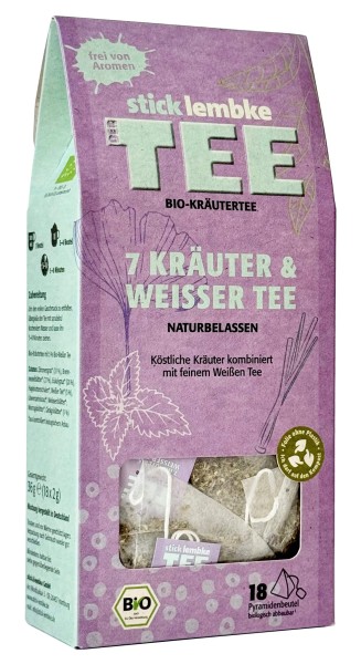 Bio-Kräutertee 7 Kräuter & Weißer Tee